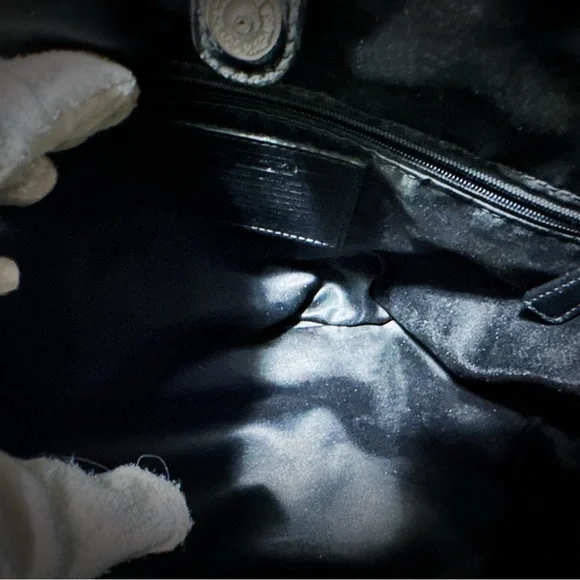 Vintage Y2K style Coach Black Signature Shoulder Bag ❌70%OFF SALE❌ - Picture 16 of 17